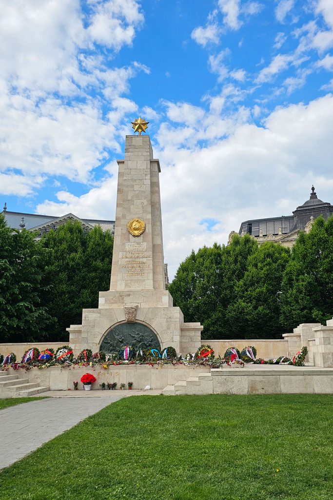 Soviet War Memorial at Liberty Square in Hungary