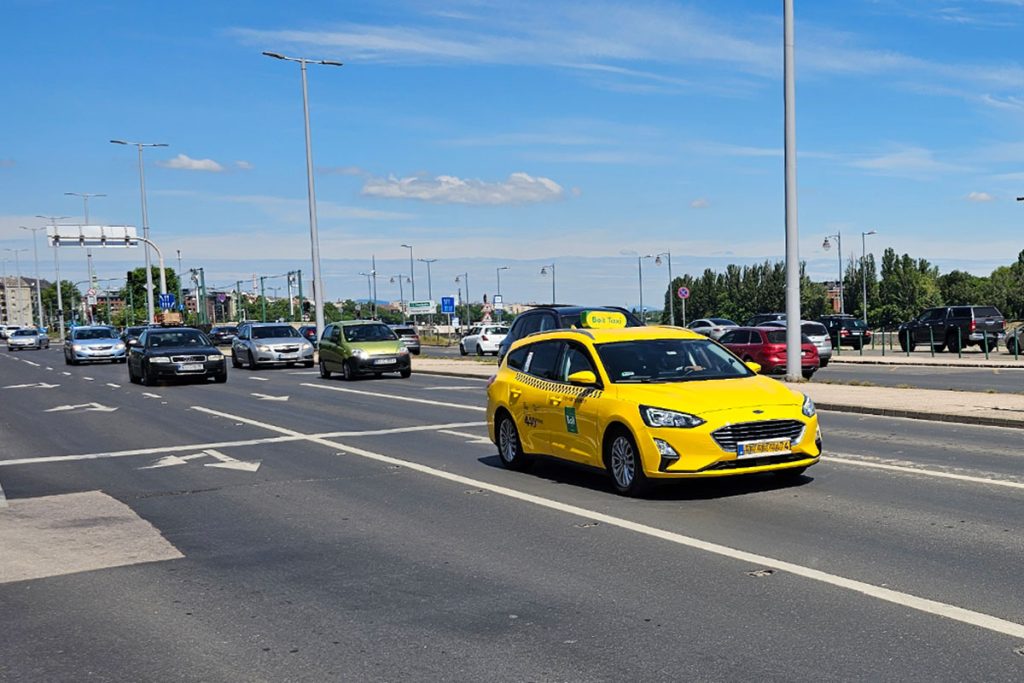 Bolt taxi in Budapest Hungary