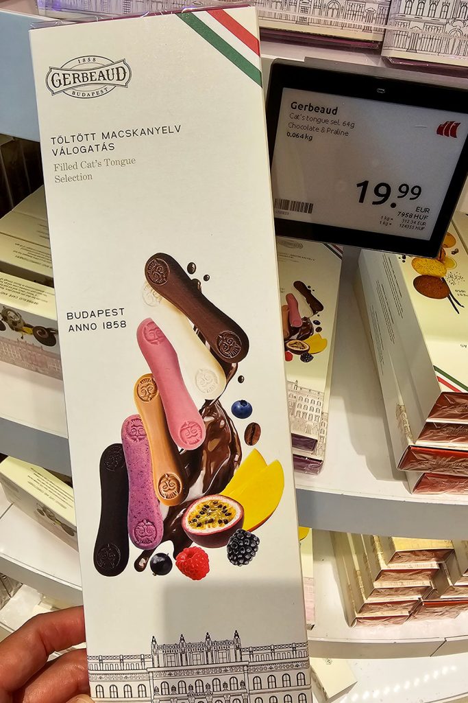 Gerbeaud Filled Cat's Tongue Selection