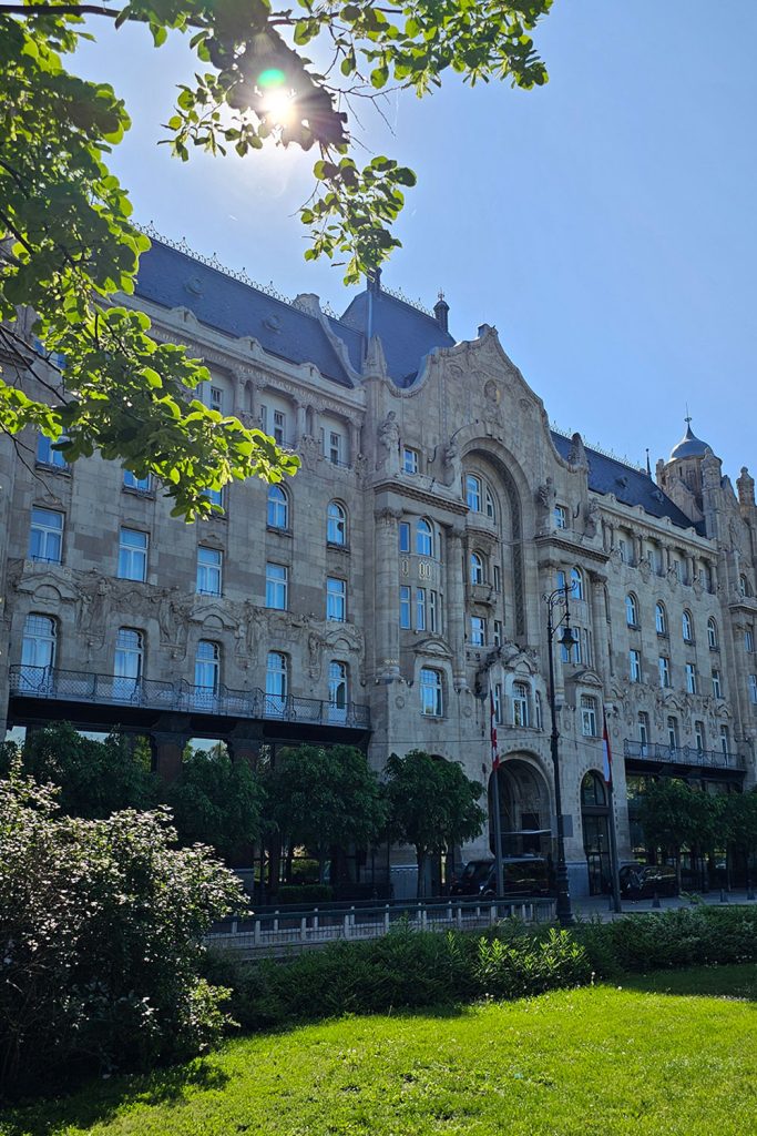 Gresham Palace on a sunny day
