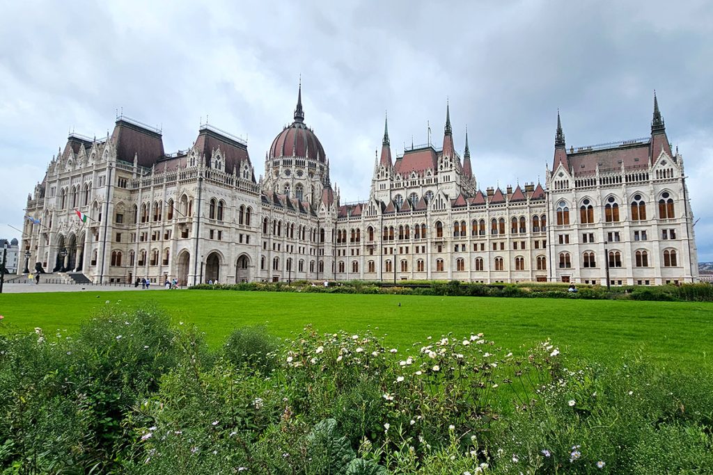 The Hungarian Parliament as seen from Kossuth Square