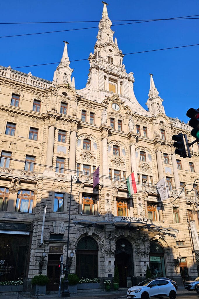 Anantara New York Palace on Erzsébet Boulevard Budapest