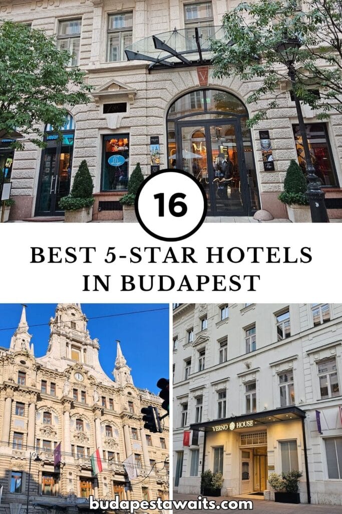 photos of some 5-star hotels in Budapest Hungary