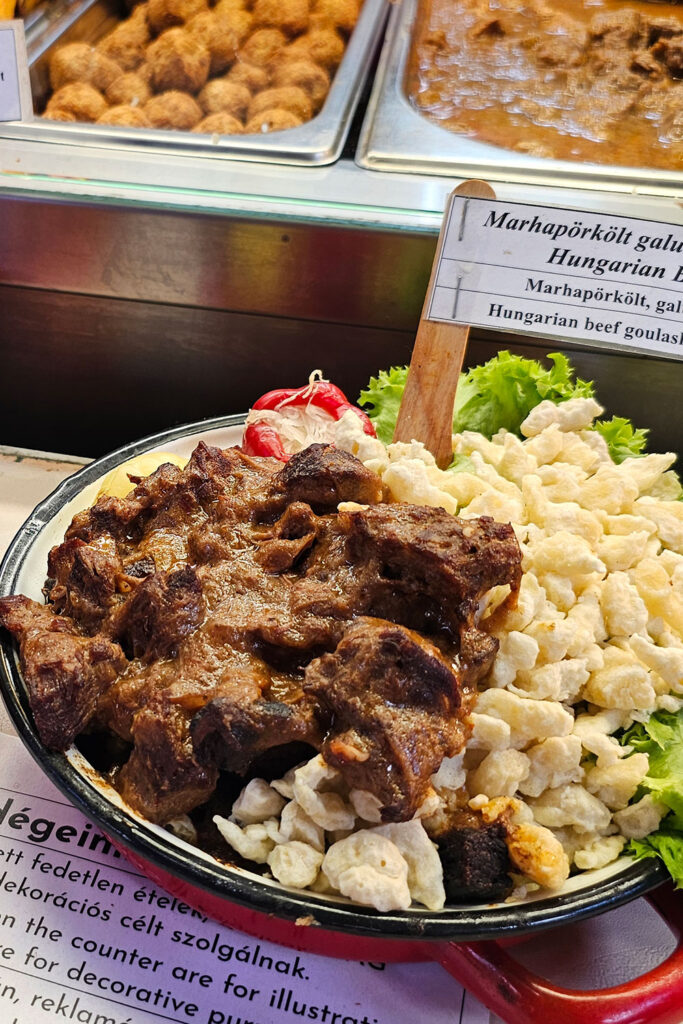 beef stew with nokedli