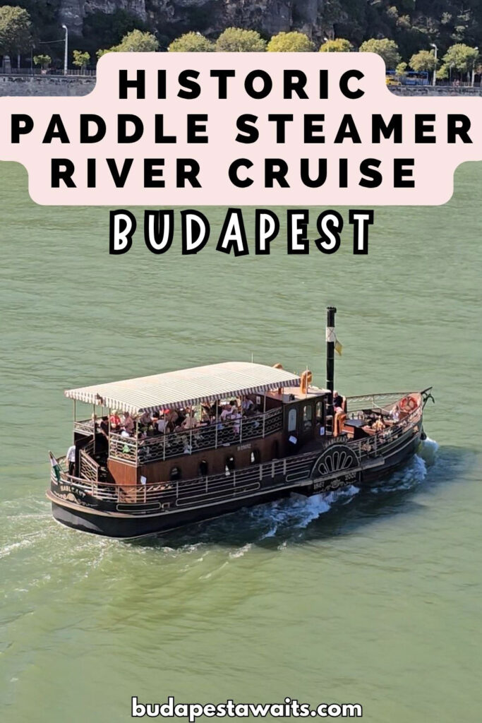 daytime sightseeing cruise on Hableány paddle steamer boat