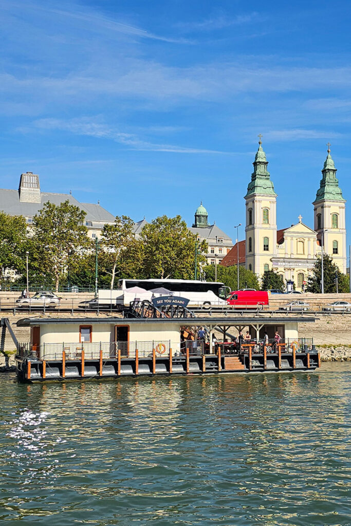 dock 10 on the Danube as seen from the water