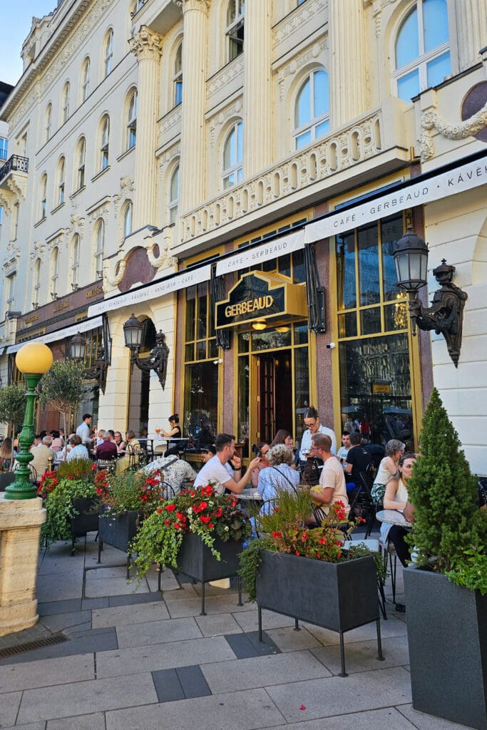 Gerbeaud Café in Vörösmarty tér Budapest