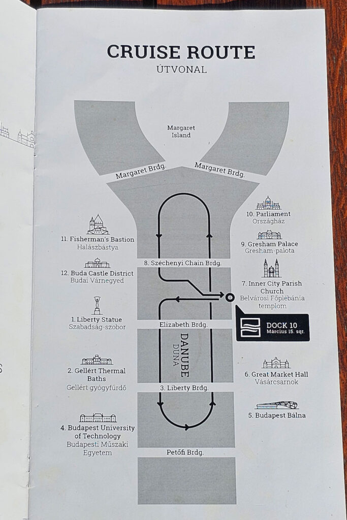 historic Budapest river cruise route