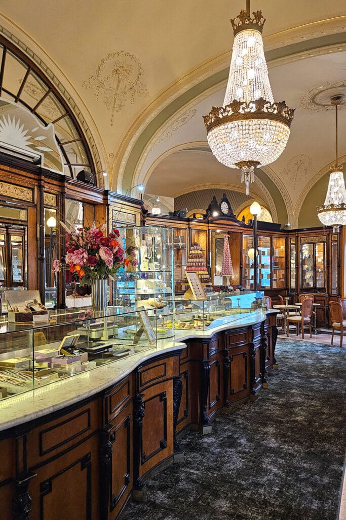 inside Gerbeaud Café