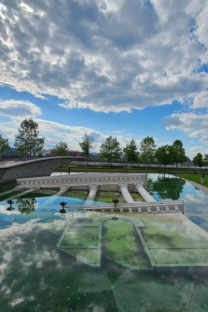 The Memorial of the Old National Theatre in Budapest
