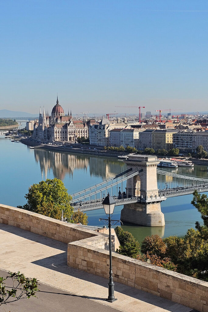 Buda Castle terrace view and photo spot